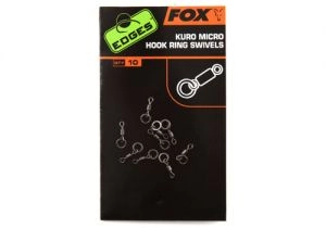 Obratlík na háčik Edges Kuro Micro Hook Ring Swivels 10ks